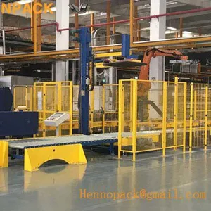 Hennopack Multiple Size Automatic Plastic Empty Pallet Magazine Dispenser Machine With CE Approved thumbnail-2