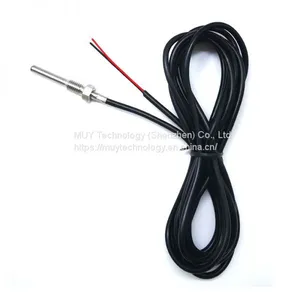 PT1000 Pt100 Temperature Transmitter Probe Class A RTD Temperature Sensor Stainless Steel 2 Wire Waterproof M6 M8 Thread thumbnail-1