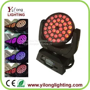 Yilong 36PCS Cree RGBW 10W 4in1 Led Wash Light,dmx Zoom Moving Head Lighting,cheap Led Light Factory thumbnail-1