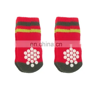 Wholesale Factory Manufacturer Christmas Anti Slip Pet Dog Cat Socks thumbnail-3