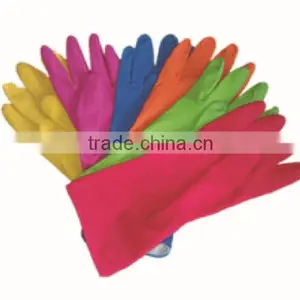Rubber Household Cleaning Gloves Garden Gloves thumbnail-1