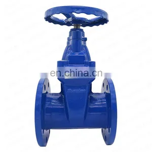 Bundor DIN F4 Ductile Iron Non Ring Steam Soft Seal 4 Inch 100mm Gate Valve thumbnail-2
