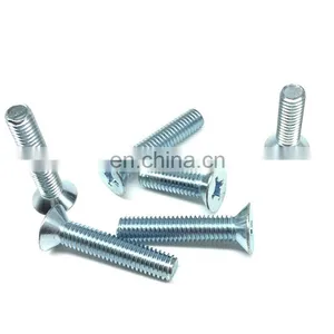 GB819 Stainless Steel Carbon Steel Cross Flat Head Machine Screw thumbnail-2