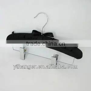 ST24 Wood Foam Dress Hanger Satin Padded Hangers thumbnail-1
