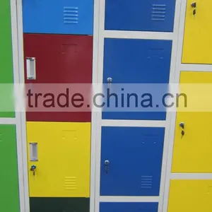 (DL-SL1) 4 Different Colours Doors Steel Locker Supplier /4 Door Clothing Steel Locker/wardrobe thumbnail-2