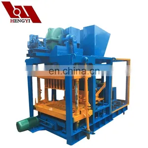 QT4-22 Cement Brick Making Machine Price in India/High Quality Manual Mud Brick Making Machine/egg Laying Block Making Machine thumbnail-5