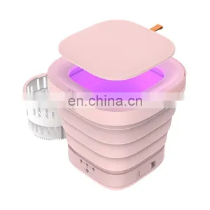 Moyu Mini Portable Washing Machine XPB08-F2 2 in 1 Portable Foldable Mini Washer Clothes Washing and Spin Dryer for Home Travel thumbnail-3