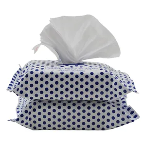 OEM 25pcs Female Makeup Remover Wet Wipe Biodegradable Wet Tissue Deep Cleansing Wet Towel OEM thumbnail-4