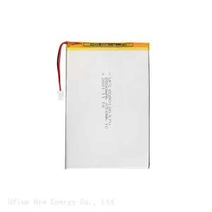 Custom Super Thin Bluetooth Keyboard Battery UFX 6080130 8000mAh 3.7V Rechargeable Li-polymer Battery thumbnail-1