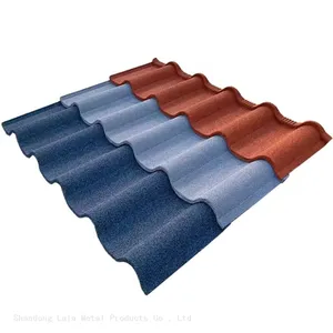 Roofing Tiles Stone Coated Sangobuild Stone Coated Metal Roof Tile thumbnail-1
