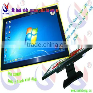 1 Year Warranty DL 22 Inch LCD Panel All In One Cheap Computers With VGA/ HDMI thumbnail-1