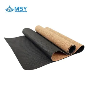 Eco-Conscious Cork Yoga Mat for Professional and Home Fitness Use thumbnail-5