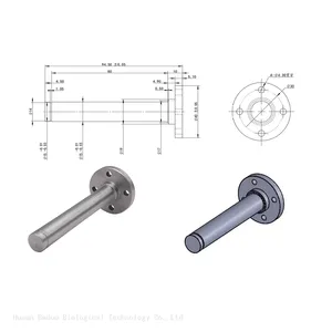 CNC Machining Shaft High-Precision Custom by CAD/STEP Mechanical Transmission Shaft thumbnail-3