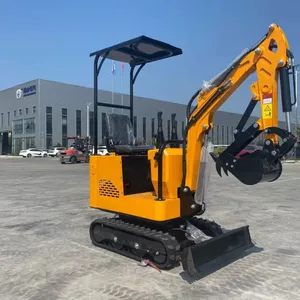 Mini Excavator 0.8 Ton Earthmoving Machine With 360° Rotation for Landscaping Projects thumbnail-3