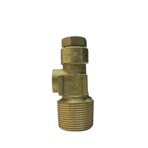 Reliable Brass Dissolved Acetylene Cylinder Valve for Aviation Industry Stable Pressure Maintenance Under Special Gas Conditions thumbnail-2