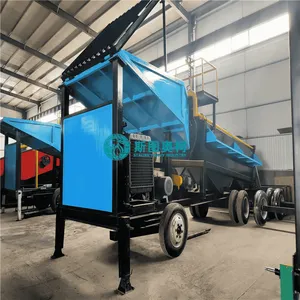 Alluvial Gold Separation Machine Industrial Mining Wash Plant Trommel thumbnail-3