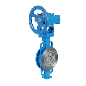 High Quality Three Eccentric Butterfly Valve Stainless Steel Clamp Butterfly Valve thumbnail-4