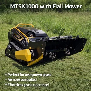 Self-Propelled Cordless Remote Control Lawn Mower MTSK1000 Flail Mower With 4-Stroke Engine Spare Parts Kit Reliable Service thumbnail-1