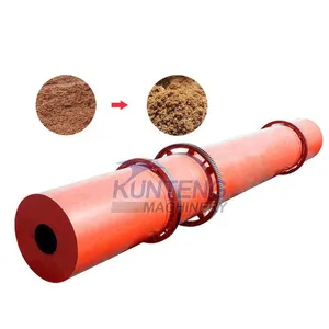 Rotary Drum Dryer Beer Dregs Olive Pomace Cassava Residue Sugarcane Bagasse Dryer thumbnail-1