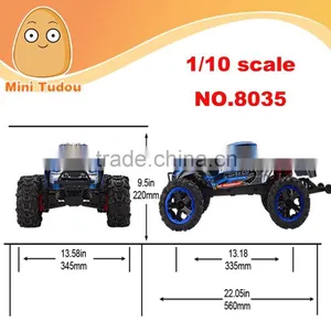 1/8 SCALE 4WD 2.4GHZ Remote Controle Car REMO High Speed Cars for Kids thumbnail-4
