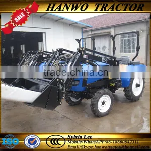 High Quality 4wd 40hp Tractor With Front End Loader and Backhoe thumbnail-1