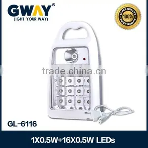 4+36led Rechargeable Light With USB Mobile Charging and DC Solar Panel thumbnail-3