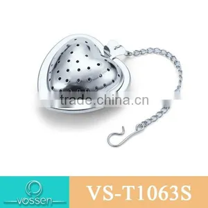 Gold Plating Heart Shaped Tea Infuser thumbnail-2