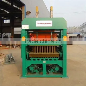 QT4-15C Automatic Concrete Unfired Brick Making Machine Rully Automatic Production Line thumbnail-4