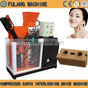 2015 New Style Sample Operate Clay Block Making Machine for Interlocking Brick Made in China thumbnail-1