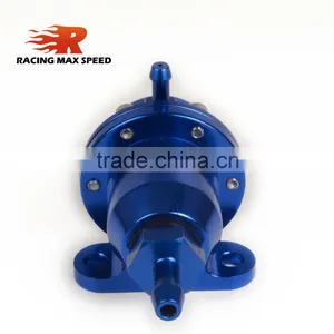 Blue Universal Adjustable Fuel Pressure Regulator thumbnail-3