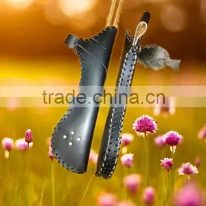 Traditional Archery Cowhide Leather Arrow Quiver For Archery Shooting thumbnail-1