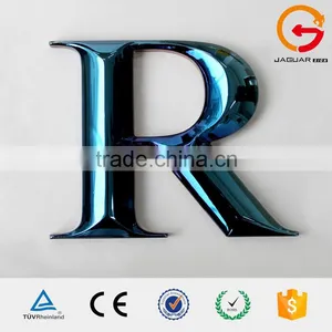 Metal Effect 3d Round Chrome Acrylic Alphabet Letters and Numbers thumbnail-1