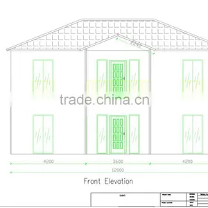 2016 Light Steel Two Bedroom Prefabricated House,factory Fancy Fashion House,Portable Prefab Modular Guest thumbnail-3