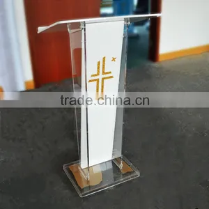 High-grade Clear Plexiglass Acrylic Church Pulpit Supplier's Choice thumbnail-5