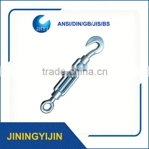 China Exporter Hot-Dip Galv Forged Turnbuckle With Hook And Eye thumbnail-1