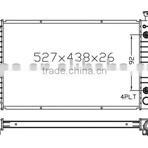 Car Radiator(suitable For: C&K Series Pickups/Suburban DPI:434 AT) thumbnail-1