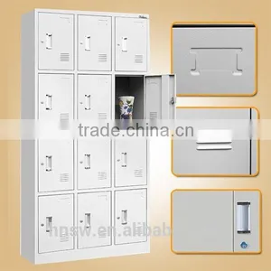 Luoyang Factory Direct Sale 12 Doors Steel Locker Gym Locker Steel Cupboard thumbnail-3