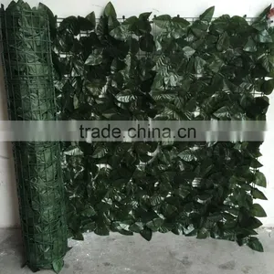 Plastic Lawn Leaf Fence Fake Vertical Artificial Ivy Fence thumbnail-1