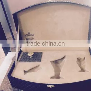 2016 High Quality Customized Factory Black Leather Perfume Luxury Box thumbnail-2