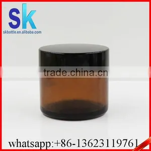 60ml Amber Glass Jar With Black Top thumbnail-1