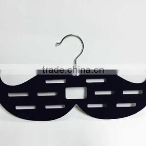 Wholesale Good Quality Velvet Flocked ABS Plastic Letter Hanger thumbnail-2