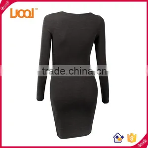 2016 Summer Sexy Women Plain New Fashion Dresses,Latest Fashion Dresses thumbnail-3
