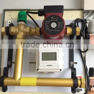 Brass Manifold With Digital Gauge and Ball Valve for Underfloor Heating System thumbnail-4