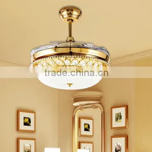 Elegant European Style Ceiling Fan Light thumbnail-1