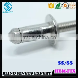 HIGH QUALITY HOT SELLING FACTORY ANTI VIBRATION HEM TYPE RIVETS FOR WAREHOUSE RACKING thumbnail-3