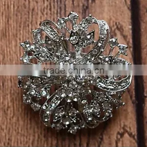 Rhinestone Wheel PIN Brooch For Headbands,Weddings,Craft DIY Embellishment,Applique,Wholesale thumbnail-2