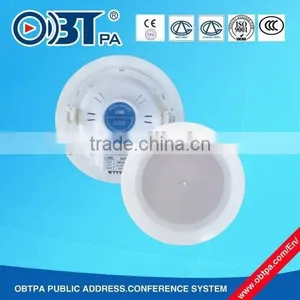 OBT-808 Wholesale White Ceiling Speaker With High Quality for Public Address System thumbnail-1