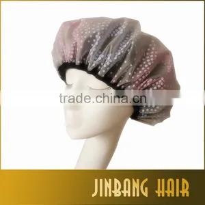 2016 New High Quality Night Sleep Cap Bonnet Hat For Long Hair Lady Girl Silk Hair Bonnet Nightcap thumbnail-1