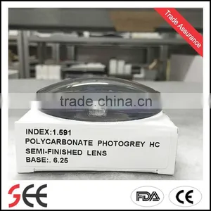 Factory Outlets 1.591 PC PGX S/F Ophthalmic Lenses Polycarbonate Semi-finsished thumbnail-1