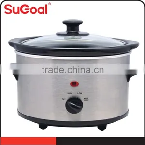 1.5L Ceramic Slow Cooker With GS ROHS Certs thumbnail-1